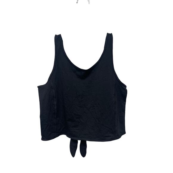 lululemon athletica Tops - Lululemon Its A Tie Tank Black size 6 workout running NWOT